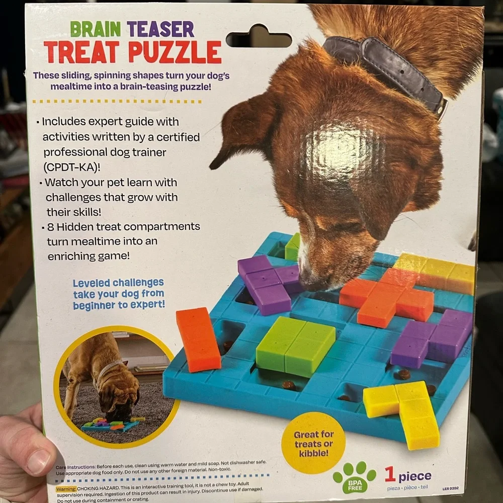 Brightkins Brain Teaser Treat Puzzle – Multicolor – New and Unopened